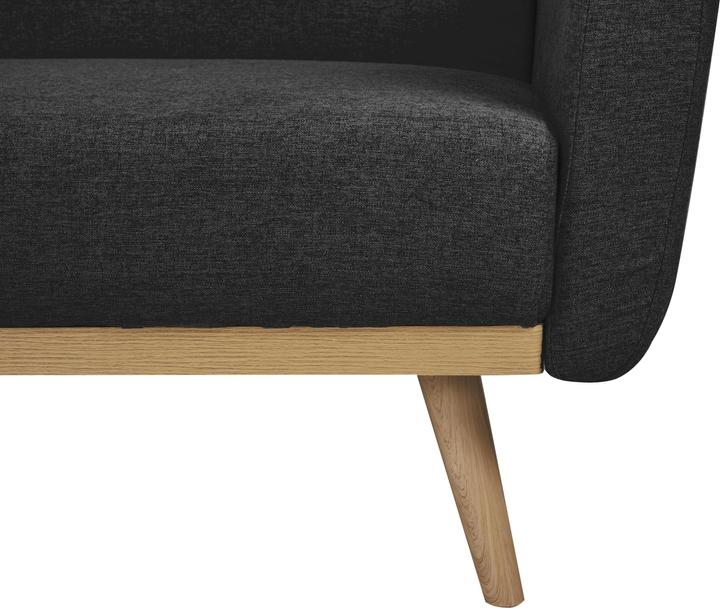 Produktbild SalesFever Schlafsofa Struktur schwarz (Bettsofa)