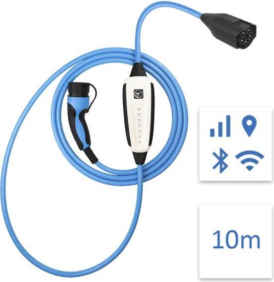 Produktbild NRGkick 32A Pure GSM/GPS/SIM Standard 10m WLAN (Typ 2, 22 kW, 32 A, Typ 2)