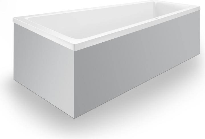 Produktbild Duravit Trapez-Badewanne No 1 1 Rückenschräge links weiss 1600x850mm (140 l, 160 cm, 85 cm)