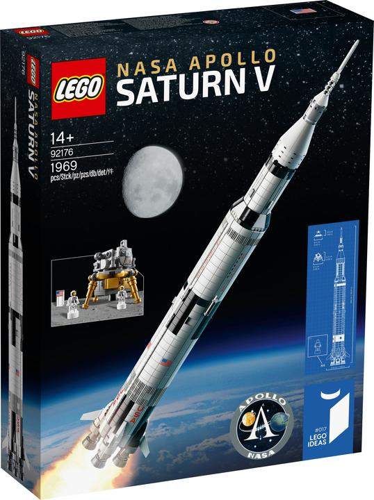Immagine prodotto LEGO Saturno V Apollo della NASA (92176, LEGO Ideas, Set LEGO rari)