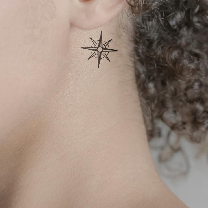 Image du produit minink Tatouage temporaire - Étoile de la boussole