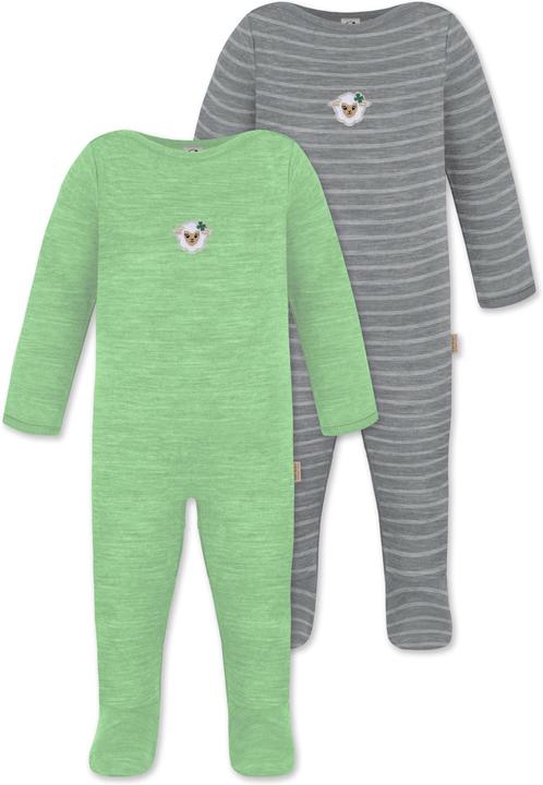 Immagine prodotto Normani Confezione da 2 pezzi di tutina MERINO baby merino "Levin" - 9413 (92)