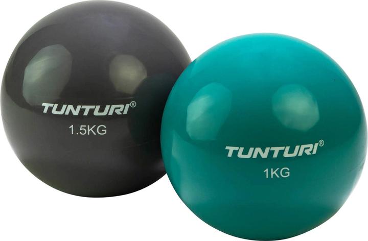 Immagine prodotto Tunturi Yoga und Pilates Toning Ball Anthrazit (1.50 kg, 130 mm)