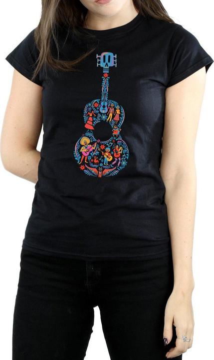 Immagine prodotto Disney Coco Guitar Pattern Maglietta Donna (M)