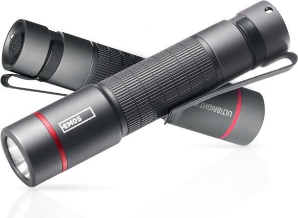 Actual product image Emos CREE LED Metal Flashligh Ultibright 60, 170lm, 1xAA (10.10 cm, 170 lm)
