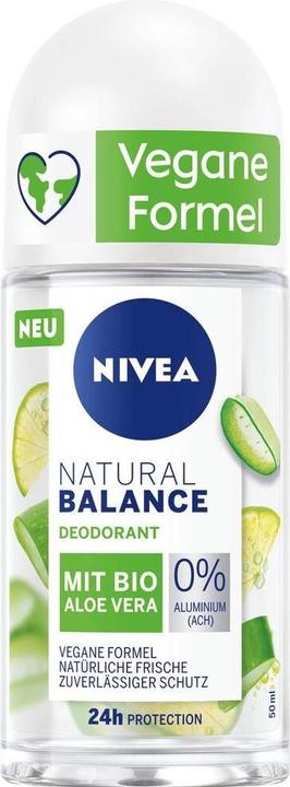 Produktbild NIVEA Deo Nat Ba Roll on Bio Alo Fe 50ml (Roll-on, 50 ml)