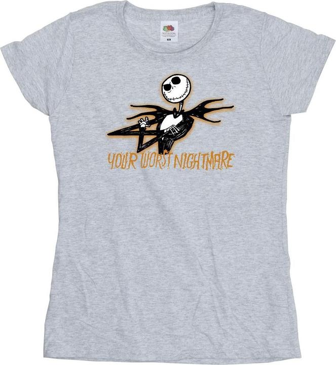 Actual product image The Nightmare Before Christmas Womens/Ladies Your Worst Nightmare T-Shirt (M)