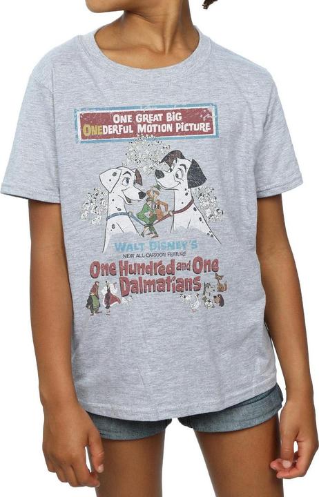 Image du produit Disney - T-shirt DALMATIANS RETRO POSTER - Fille (140, 146)