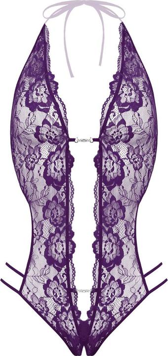 Image du produit Christine Le Duc Body string en dentelle Renee - Violet (XL)