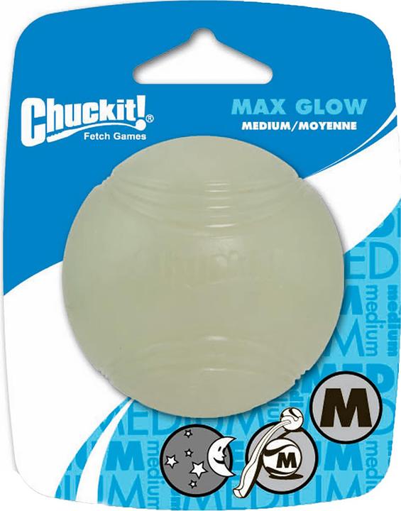 Chuckit! Lumineszensball Medium (Ballspielzeug Hund)