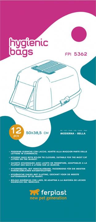 Ferplast Borsa in poliestere FPI 5362 12 pezzi