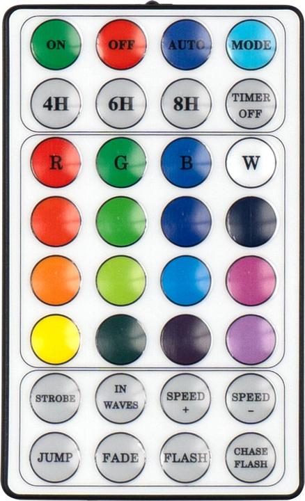 Actual product image H & S Collection LED shooting star with 85 RGB LEDs, IP44, set of 2