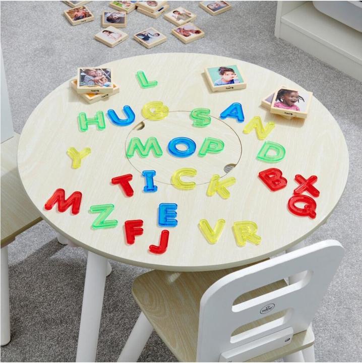 Image du produit TickiT Lot de 26 lettres majuscules colorées en acrylique semi-transparent