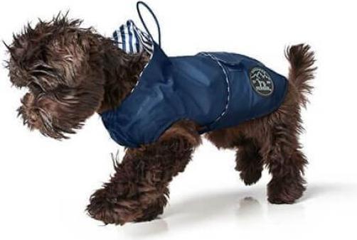 Actual product image Hunter Milford blue mackintosh 40 cm (40, Dog raincoat)