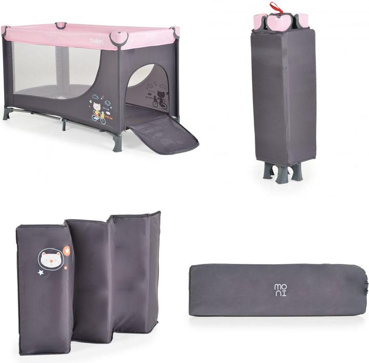 Actual product image Moni lit de voyage Tommy, 2 niveaux