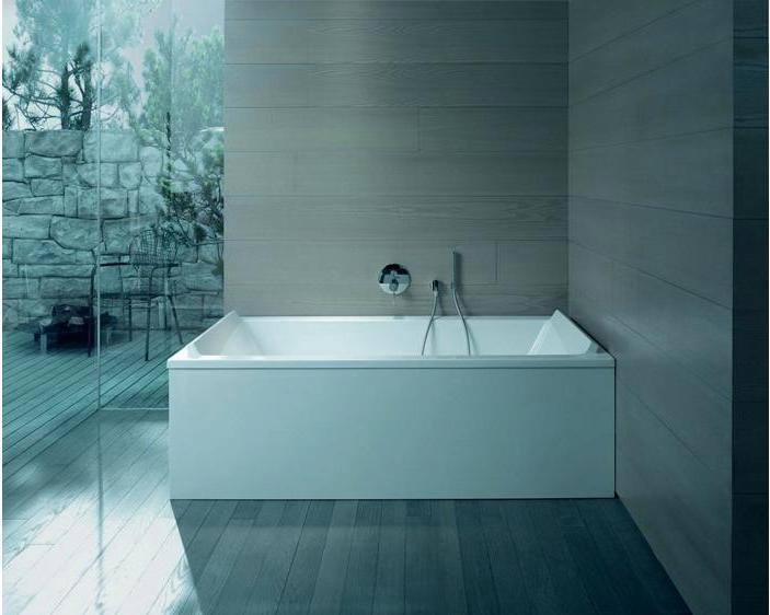 Produktbild Duravit Rechteck-Badewanne STARCK 2 Rückenschrägen 1900x900mm weiss (316 l, 190 cm, 90 cm)