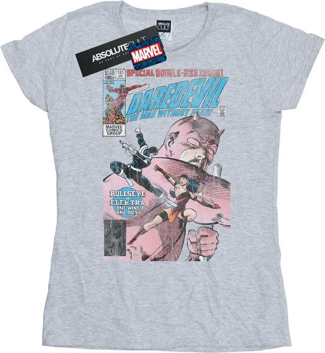 Immagine prodotto Daredevil Distressed Bullseye Vs Elektra Cover Maglietta Donna (S)