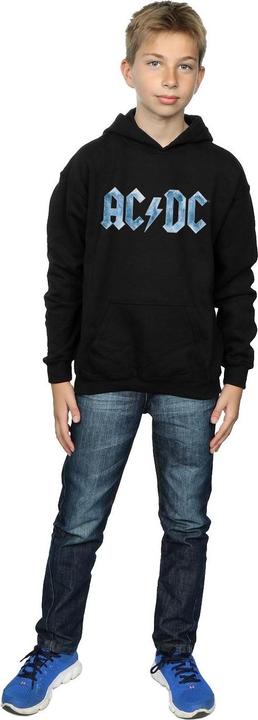 Immagine prodotto AC/DC Blue Ice Logo Felpa con Cappuccio Ragazzi (116)