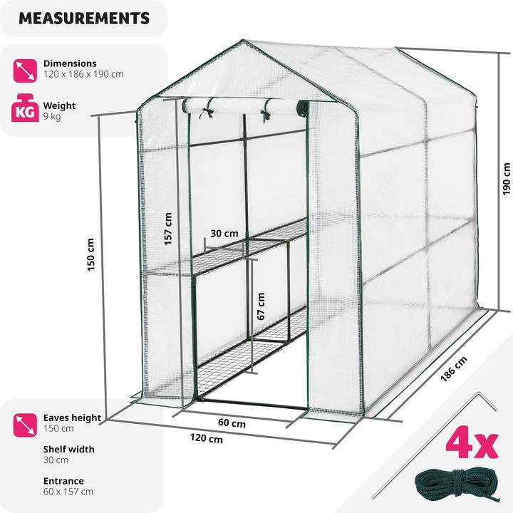 Image du produit tectake Serre de Jardinage