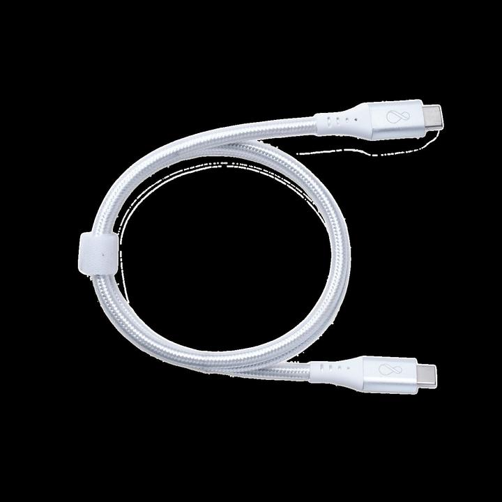 Actual product image Bachmann Ochno USB-C cable straight 0.7m silver (0.70 m, USB 3.2 Gen 2)