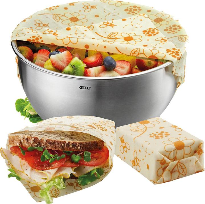 Actual product image GEFU Beeswax cloth set Beeways 3 pieces (3 x)