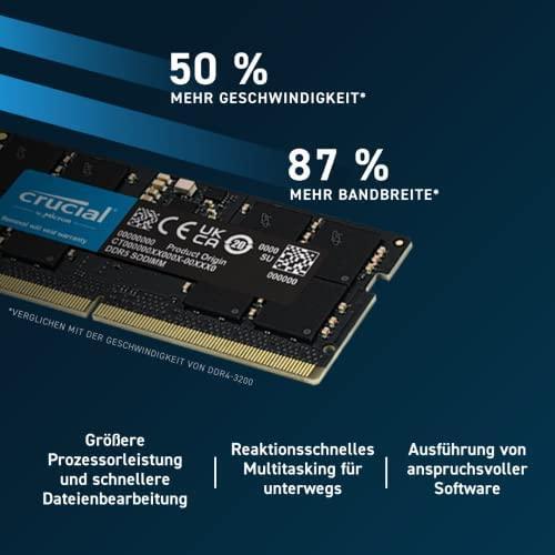 Produktbild Crucial CT2K32G48C40S5 (2 x 32GB, 4800 MHz, DDR5-RAM, SO-DIMM)