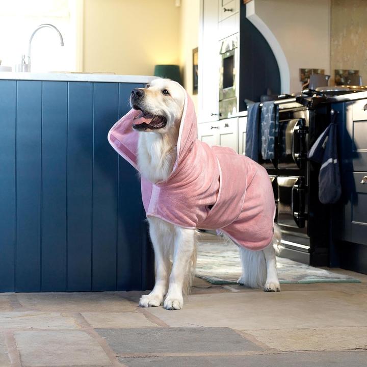 Image du produit Lucky Paws Hundebademantel (L, Peignoir pour chien)