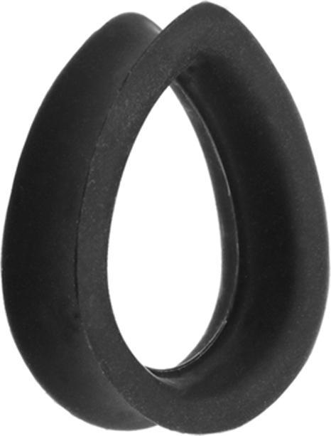 Image du produit Chaotic Trading Flared Tunnel noir goutte (Silicone, sans laiton)
