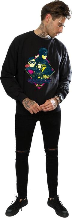 Immagine prodotto Felpa uomo Batman Serie TV in cotone con personaggi Pop Art (L)