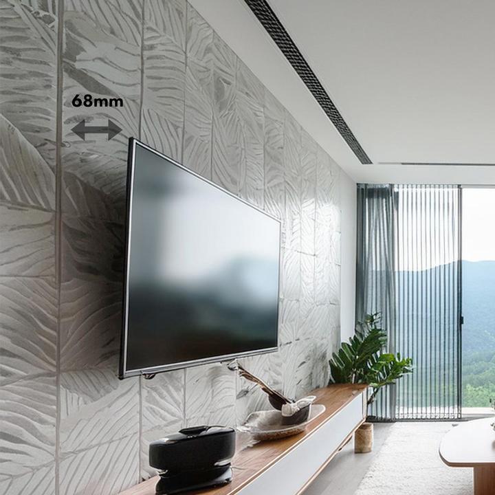 Immagine prodotto Maclean Supporto TV max VESA 600x400 32-90 80kg Regolazione dell'inclinazione +15°-15° MC-421 (Muro, 90", 80 kg)