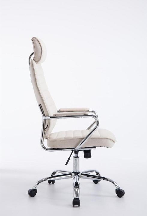 Image du produit CLP Chaise de bureau Rako tissu, beige