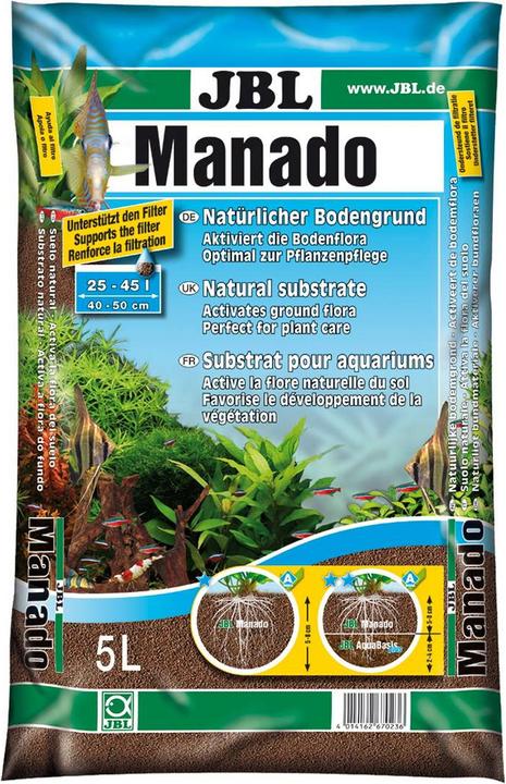 Produktbild JBL Aquaristik und Terraristik Manado Bodengrund (Bodengrund, Kies, sonstige Gegenstände)