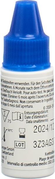 Nährwerte und Zutaten OneTouch Kontrolllösung (Kontrolllösung)