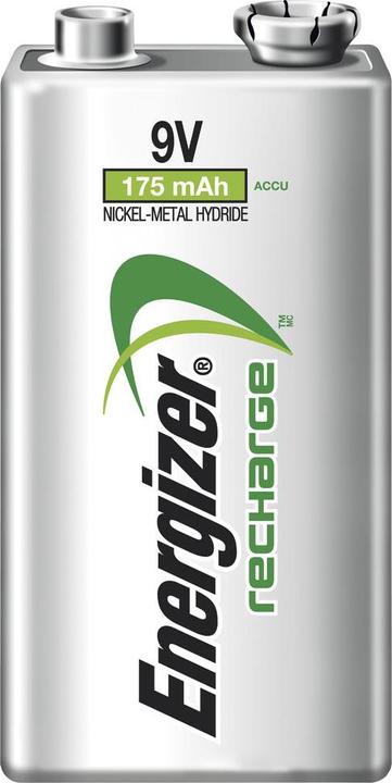 Energizer Recharge Power Plus (1 Stk., 9V Block, 175 mAh)