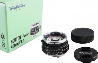Actual product image Voigtländer Nokton 40mm / 1.4 M.C. (M-Bajonett, full size)