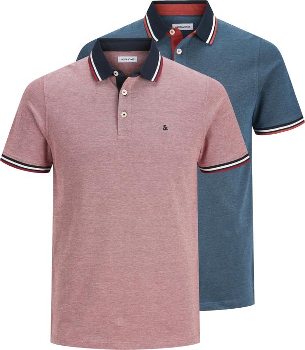 Jack & Jones Jjepaulos Polo Ss 2pk Mp (XS)