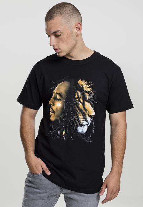 Image du produit Mister Tee Bob Marley Lion Face Tee (S)