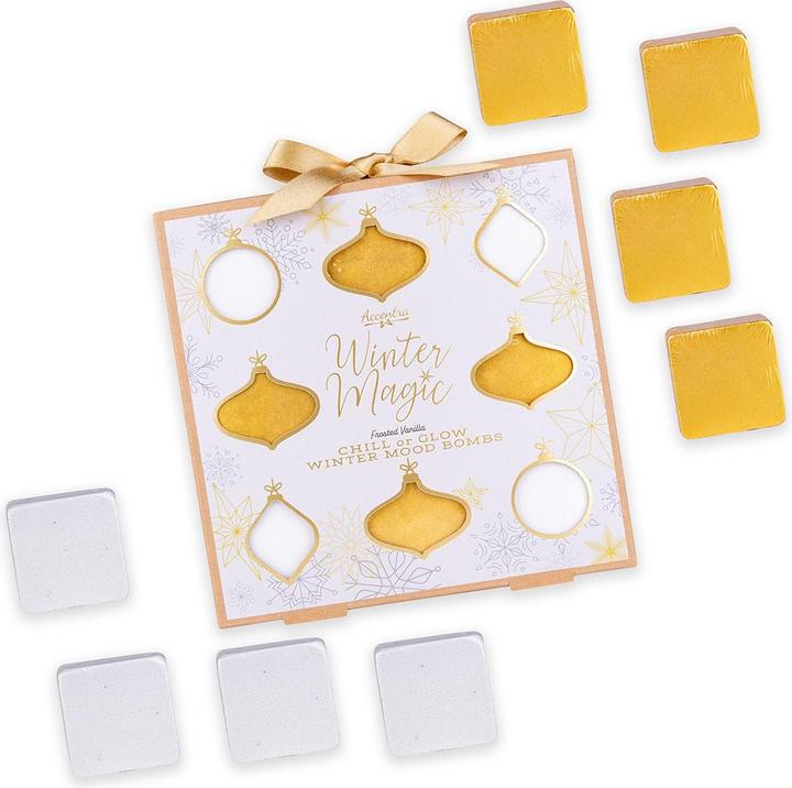 Image du produit Accentra Bombe de bain WINTER MAGIC en coffret cadeau, parfum : Frosted Vanilla (Bombe de bain)