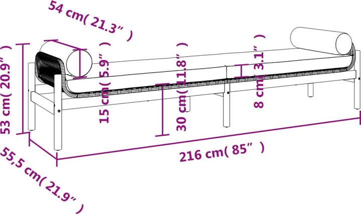 Image du produit VidaXL Ensemble salon de jardin 10 pièces avec coussins
