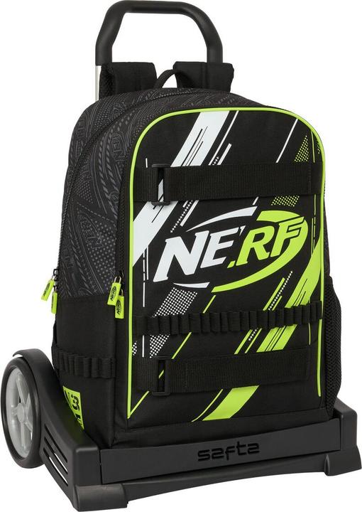 Nerf Sac à dos scolaire à roulettes Get ready Noir 31 x 44 x 17 cm