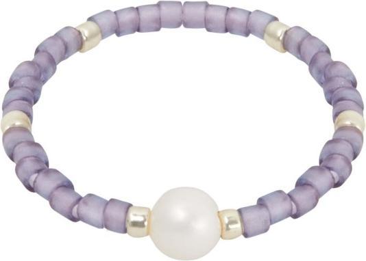 Image du produit HCA Bague Little Treasure - violet (Textile, Perles de Miyuki et d'eau douce)