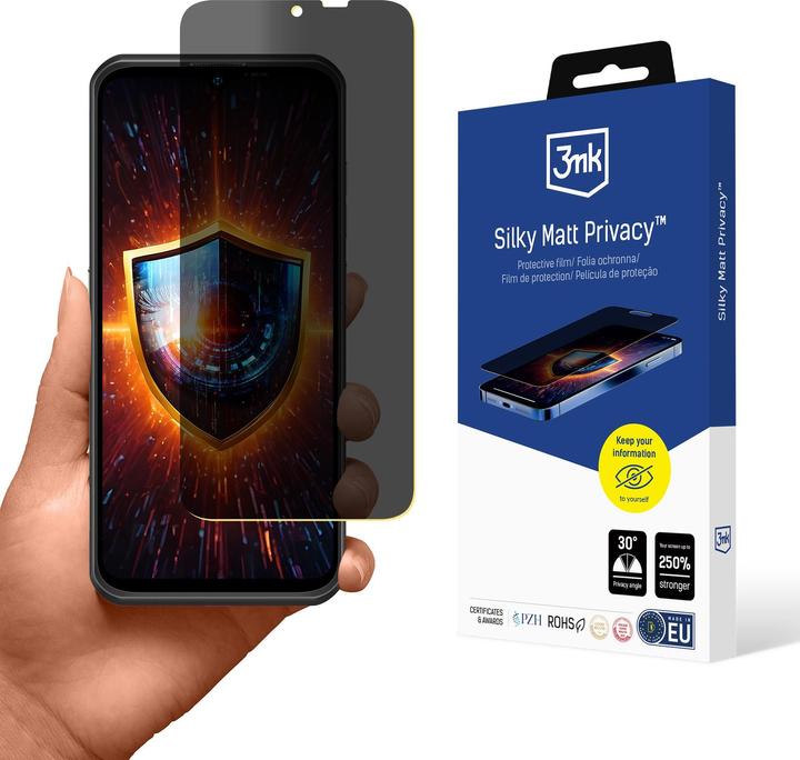 Produktbild 3MK Folia ochronna prywatyzujÄ ca matowa Silky Matt Privacy na Ulefone Armor 17 Pro (Ulefone Armor 17 Pro)