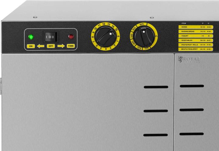 Image du produit Royal Catering Déshydrateur alimentaire - 5 850 W - 24 étages -