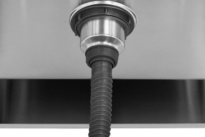 Actual product image Royal Catering Commercial Kitchen Sink - 1 basin - stainless steel - 40 x 40 x 25.5 cm (60 cm, 60 cm)