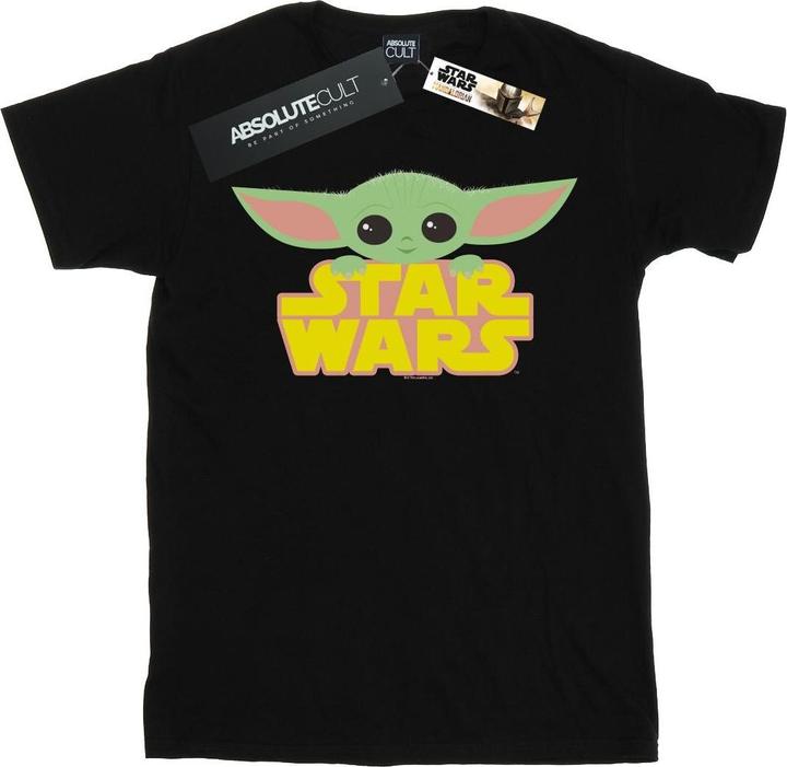 Actual product image Star Wars Mens The Mandalorian The Child And Logo T-Shirt (XXL)