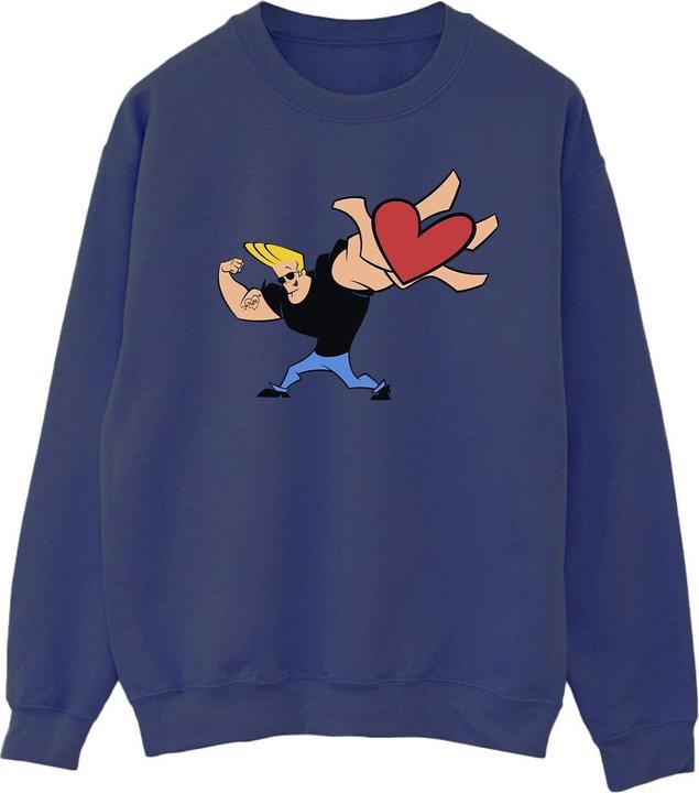 Immagine prodotto Johnny Bravo Heart Present Felpa Uomo (XXL)