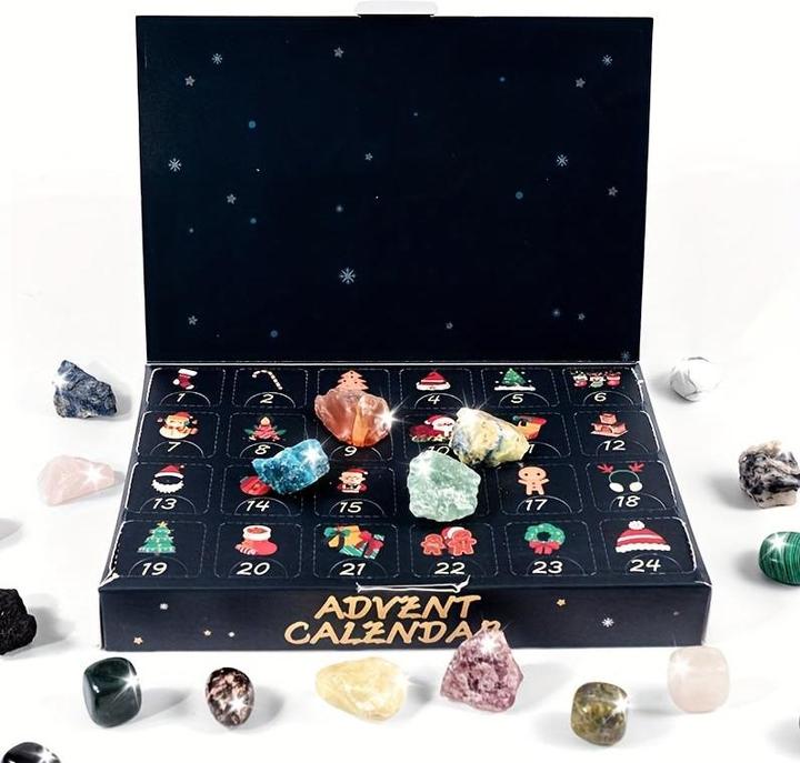 Produktbild Activity Board Weihnachten Adventskalender Mysterious Crystal Gem 24 Tage Weihnachten Countdown Kalender Geschenk