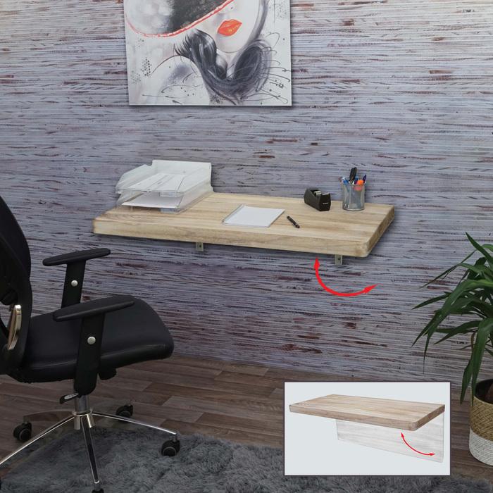 Immagine prodotto Mendler Tavolo pieghevole a parete (100 x 50 cm)