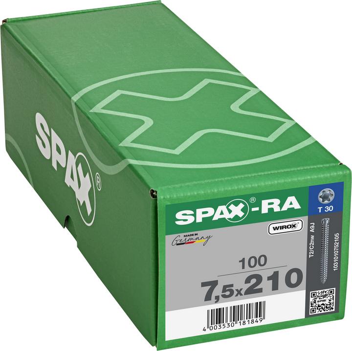 Image du produit Spax Ancrages de châssis à tête cylindrique ®-RA (100 Vis par pièce)