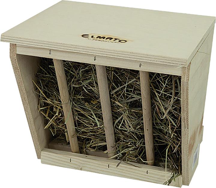 Actual product image Elmato Hay rack with seat board 20x17x20cm